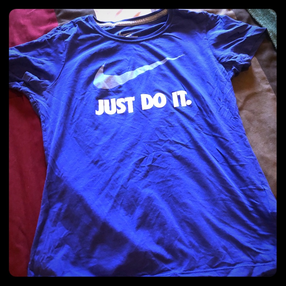 Bright Blue Nike Shirt